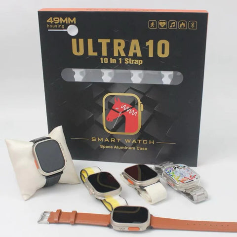 Ultra 10 smart watch 10 in 1 straps Special Edition