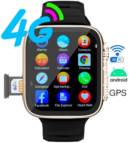 S8 Ultra Sim Supported 4G Smart Watch WiFi-Android 1+16GB