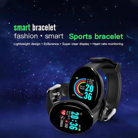 D18 Round Dial Smart Watch