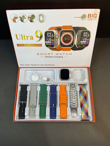 Ultra 9 Classic Edition 7+1  Smart Watch with Case