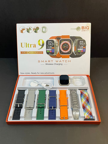 Ultra 9 Classic Edition 7+1  Smart Watch with Case