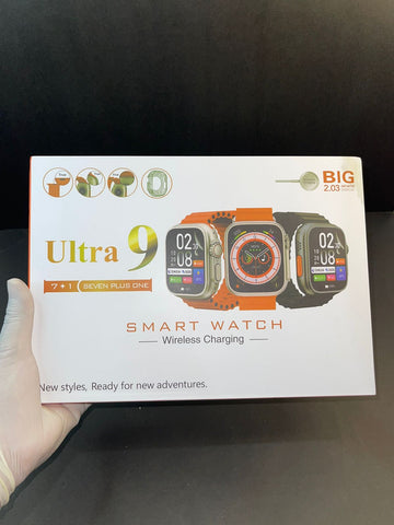 Ultra 9 Classic Edition 7+1  Smart Watch with Case