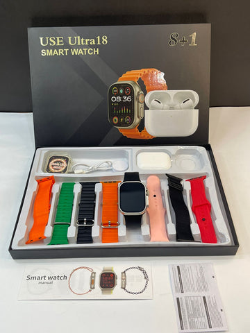 Use Ultra 18 8+1 Smart Watch with Airpods