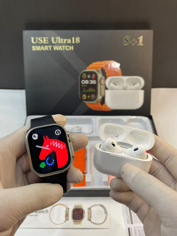 Use Ultra 18 8+1 Smart Watch with Airpods