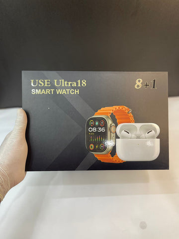 Use Ultra 18 8+1 Smart Watch with Airpods