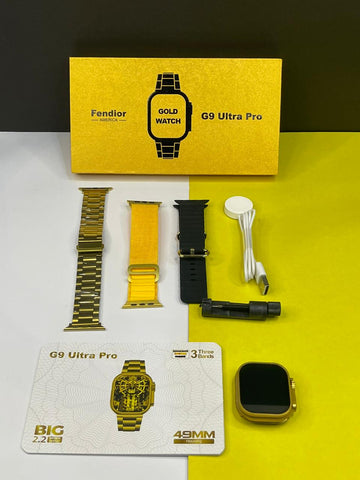 Original G9 Ultra Pro Gold Smart Watch